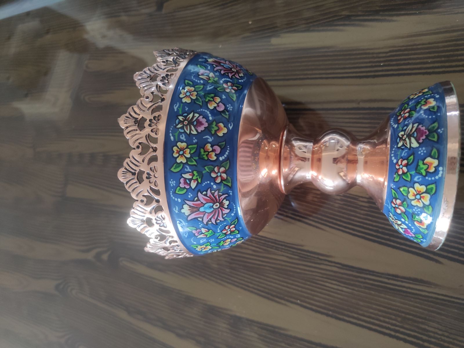آجیل خوری مسی کار دست اصفهان 